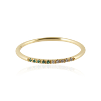 Emerald with diamond Ring model RL800314